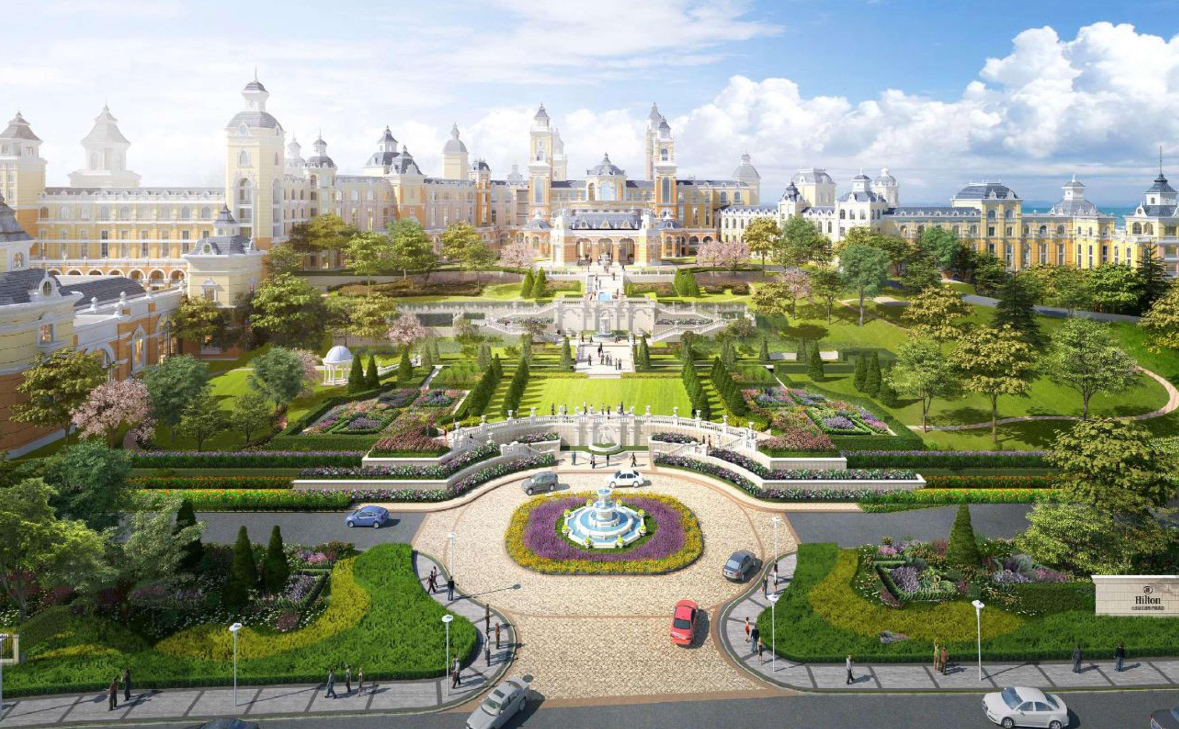 Hilton Dalian Golden Pebble Beach Resort Zhaojiatun Exterior foto